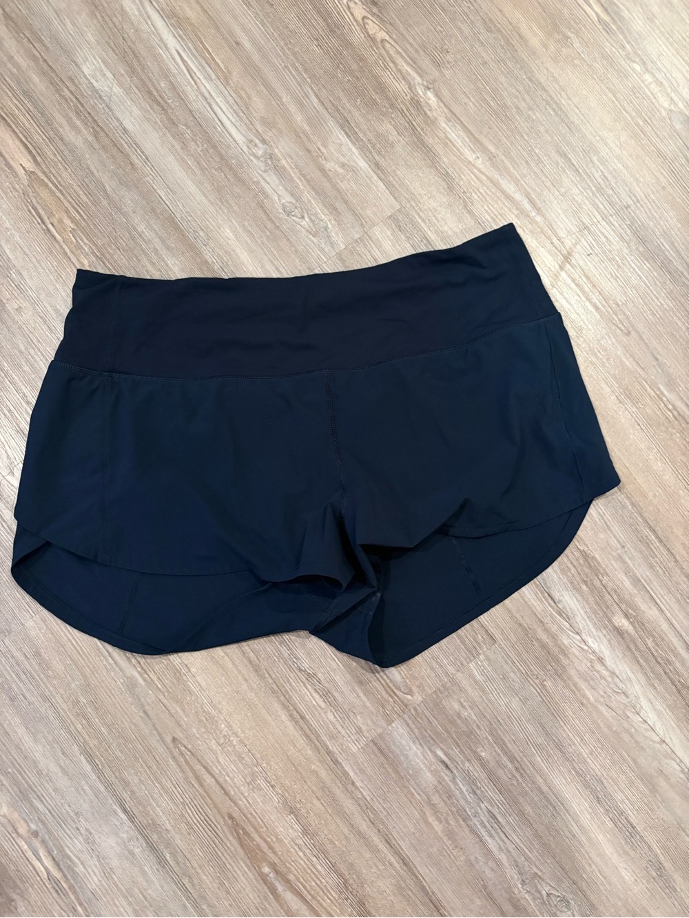 Lululemon Speed Up High Rise Athletic Running Shorts Navy size 12